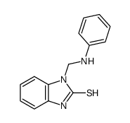 phenyl-3-aminomethylbenzimidazole-2-thiol structure