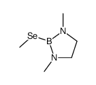 1,3-dimethyl-2-methylselanyl-1,3,2-diazaborolidine Structure