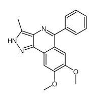 7,8-dimethoxy-3-methyl-5-phenyl-2H-pyrazolo[4,3-c]isoquinoline Structure