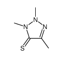 2,3,5-trimethyltriazole-4-thione结构式