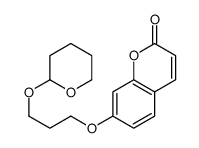 7-[3-(oxan-2-yloxy)propoxy]chromen-2-one结构式
