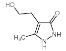 4-(2-羟基乙基)-5-甲基-1,2-二氢吡唑-3-酮结构式
