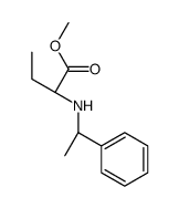 methyl (2S)-2-[[(1S)-1-phenylethyl]amino]butanoate结构式
