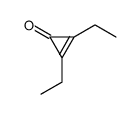 2,3-diethylcycloprop-2-en-1-one Structure