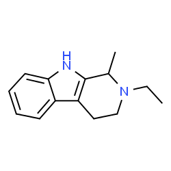 2-ETHYL-1-METHYL-2,3,4,9-TETRAHYDRO-1H-PYRIDO[3,4-B]INDOLE结构式