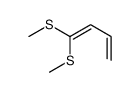 1,1-bis(methylsulfanyl)buta-1,3-diene Structure