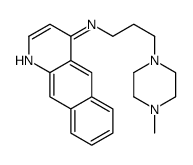 N-[3-(4-methylpiperazin-1-yl)propyl]benzo[g]quinolin-4-amine结构式