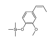 [2-Methoxy-4-(1-propenyl)phenoxy]trimethylsilane结构式