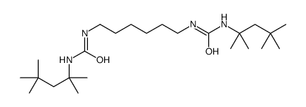 1-(2,4,4-trimethylpentan-2-yl)-3-[6-(2,4,4-trimethylpentan-2-ylcarbamoylamino)hexyl]urea结构式