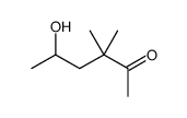 5-hydroxy-3,3-dimethylhexan-2-one结构式