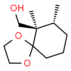 1,4-Dioxaspiro[4.5]decane-6-methanol,6,7-dimethyl-,(6R,7R)-rel-(9CI)结构式