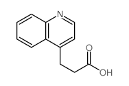 4-喹啉丙酸结构式
