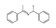 (R)-N-(α-methylbenzylidene)-α-methylbenzylamine结构式