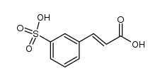 3-sulfo-cinnamic acid结构式