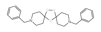 7,14,15-Trithia-3,11-diazadispiro[5.1.5.2]pentadecane,3,11-bis(phenylmethyl)- Structure