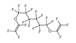 1,1,2,2,3,3,4,4,5,5,6,6-dodecafluoro-1,6-bis(1,2,2-trifluoroethenoxy)hexane结构式