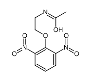 N-[2-(2,6-dinitrophenoxy)ethyl]acetamide结构式