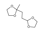 4-Oxopentanal bis[1,2-ethanediyl acetal] Structure