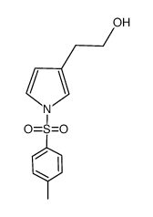 3-(2-hydroxyethyl)-1-(p-toluenesulfonyl)pyrrole Structure