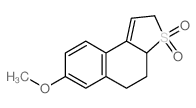 7-methoxy-2,3a,4,5-tetrahydrobenzo[e][1]benzothiole 3,3-dioxide结构式
