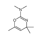 2-Dimethylamino-4,4,6-trimethyl-4H-1,3-oxazine结构式