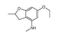 4-Benzofuranamine,6-ethoxy-2,3-dihydro-N,2-dimethyl-(9CI) structure