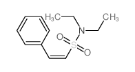 Ethenesulfonamide,N,N-diethyl-2-phenyl-, (E)- (9CI) Structure