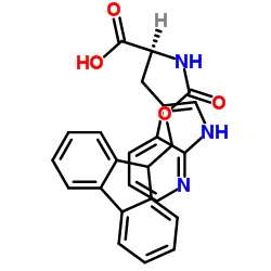 (S)-alpha-[[(9H-芴-9-基甲氧基)羰基]氨基]-1H-吡咯并[2,3-b]吡啶-3-丙酸结构式