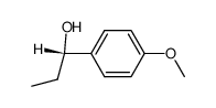 (S)-1-(4-Methoxyphenyl)propanol结构式