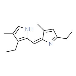 1H-Pyrrole,3-ethyl-2-[(5-ethyl-3-methyl-2H-pyrrol-2-ylidene)methyl]-4-methyl-(9CI) Structure