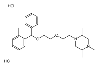 1,2,5-trimethyl-4-[2-[2-[(2-methylphenyl)-phenylmethoxy]ethoxy]ethyl]piperazine,dihydrochloride Structure