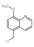 5-(chloromethyl)-8-methoxyquinoline structure