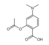 acetyl-4-dimethylaminosalicylic acid structure