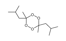 3,6-dimethyl-3,6-bis(2-methylpropyl)-1,2,4,5-tetraoxane Structure