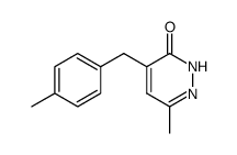 6-methyl-4-(4-methylbenzyl)pyridazine-3(2H)-one结构式