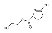 Proline, 5-oxo-, 2-hydroxyethyl ester (7CI,8CI)结构式