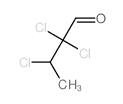 Butanal,2,2,3-trichloro- structure