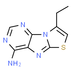 Thiazolo[3,2-e]purin-4-amine, 8-ethyl- (9CI) picture