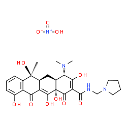 Rolitetracycline Nitrate Structure