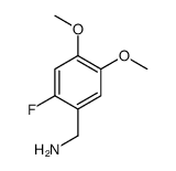 Benzenemethanamine, 2-fluoro-4,5-dimethoxy- (9CI) Structure