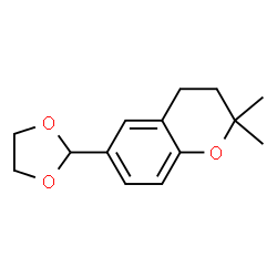 2H-1-Benzopyran,6-(1,3-dioxolan-2-yl)-3,4-dihydro-2,2-dimethyl-(9CI)结构式