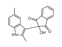 2-(2,5-dimethyl-1H-indol-3-yl)-2-hydroxyindene-1,3-dione Structure