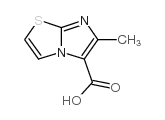 6-Methyl-imidazo[2,1-b]thiazole-5-carboxylic acid structure