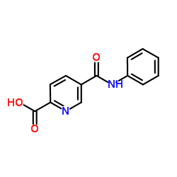 5-(Phenylcarbamoyl)-2-pyridinecarboxylic acid Structure