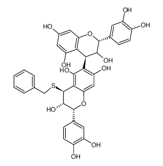 procyanidin B-5 4'-benzykthioether Structure