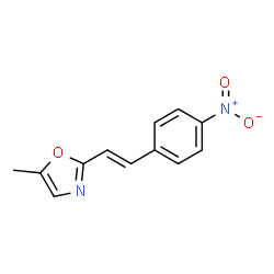 Oxazole, 5-methyl-2-[2-(4-nitrophenyl)ethenyl]- (9CI) Structure