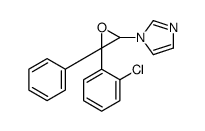 1-[3-(2-chlorophenyl)-3-phenyloxiran-2-yl]imidazole结构式