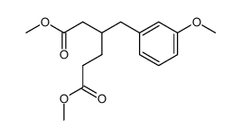 β-(3-Methoxybenzyl)-adipinsaeure-dimethylester结构式