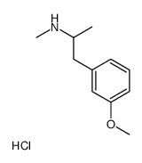1-(3-methoxyphenyl)-N-methylpropan-2-amine,hydrochloride Structure