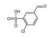 2-chloro-5-formylbenzenesulphonic acid结构式